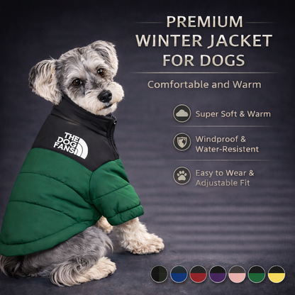 Windproof Water-Resistant Winter Warm Pet Jacket for Small to 5XL Dogs